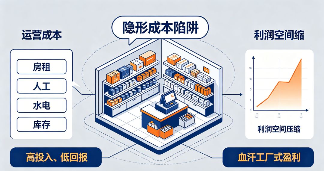 门店流水高净利润低・传统平台三大流量陷阱