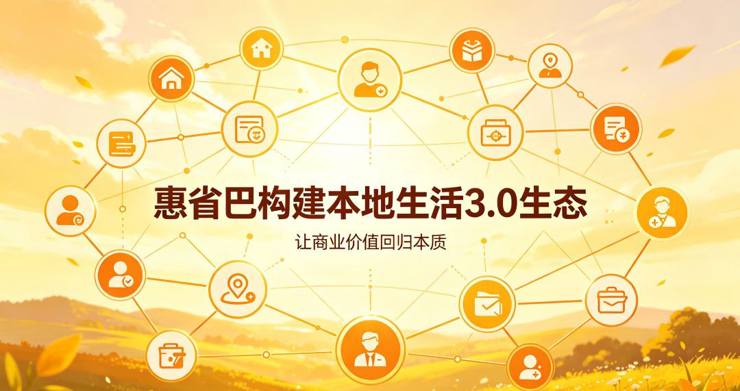 惠省巴构建本地生活3.0时代,打破中心化平台的剥削