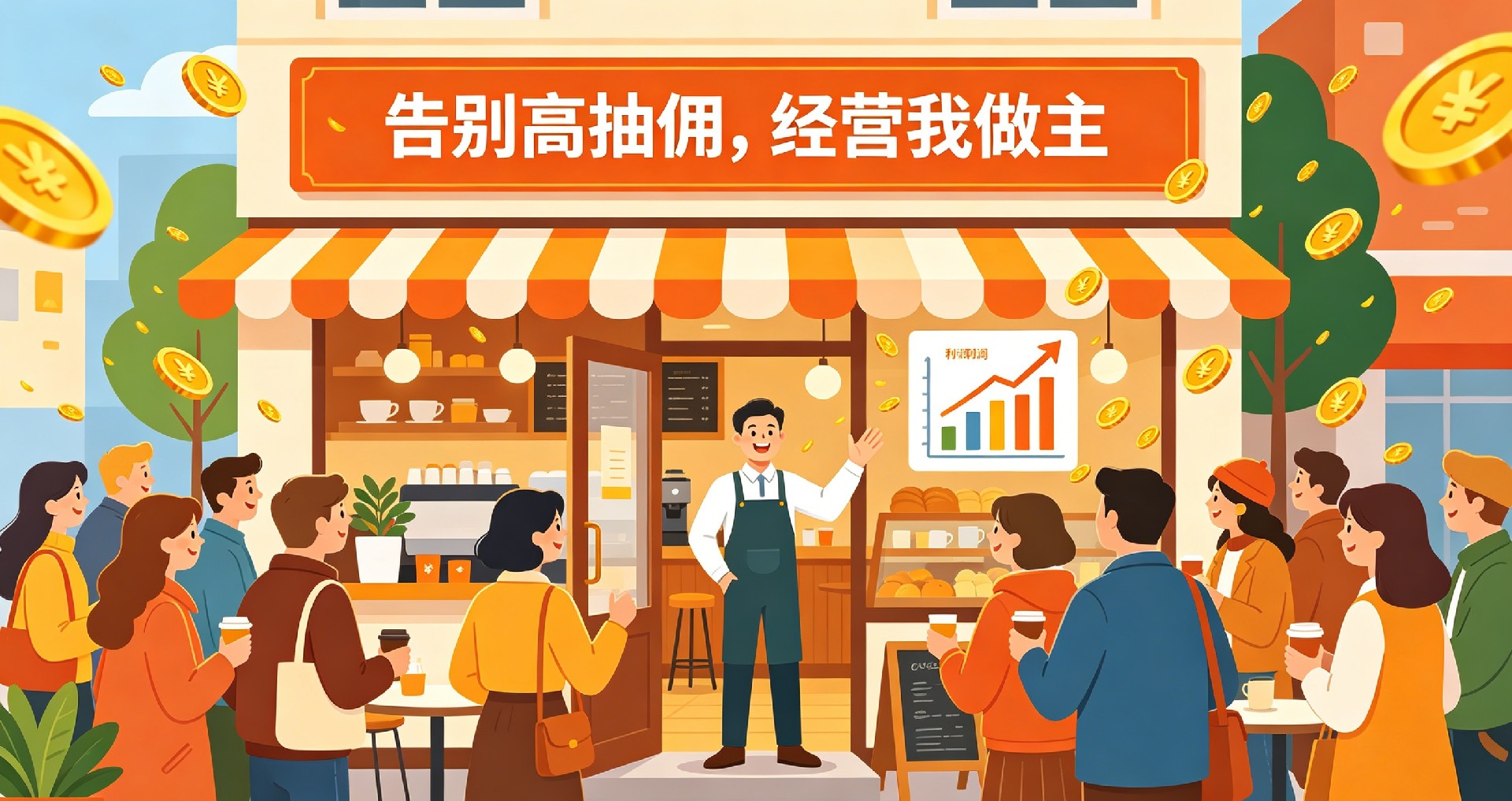 实体店自主增收,告别平台高抽佣,惠省巴模式,经营我做主