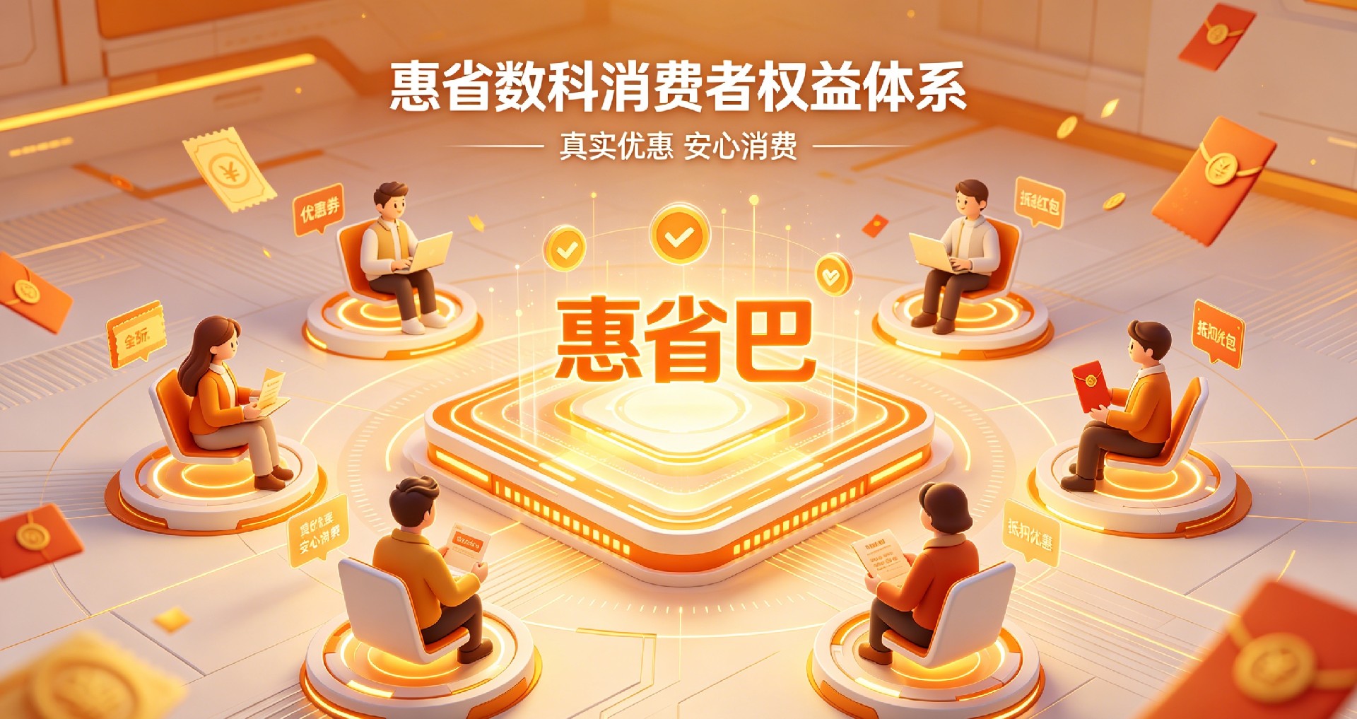 惠省数科深耕本地生活生态,通过核心服务载体惠省巴,持续完善消费者权益体系。该体系以透明化、简易化为核心,告别套路营销,为用户提供清晰可信、长期有效的常态化消费权益,让真实优惠融入日常消费,提升用户消费体验与满意度。