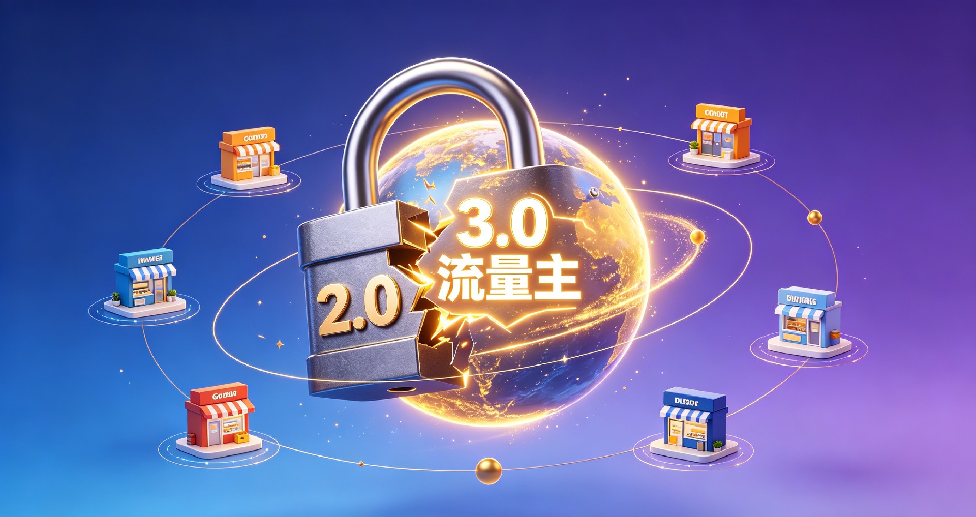 实体店私域流量 3.0 去中心化模式，从单一卖货升级为流量主，实现全域被动收益