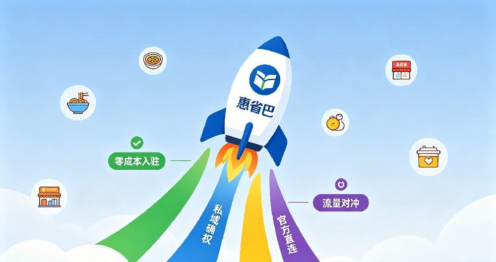 碾压传统平台！惠省巴快速崛起的真相，为什么无数实体店争相入驻？