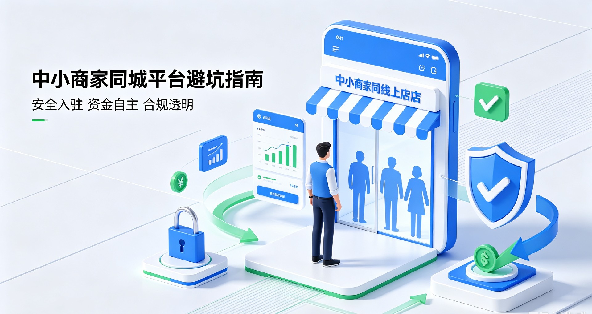 中小商家同城平台避坑指南，正规本地生活平台合规运营模式解读，实体店如何甄别虚假引流平台套路