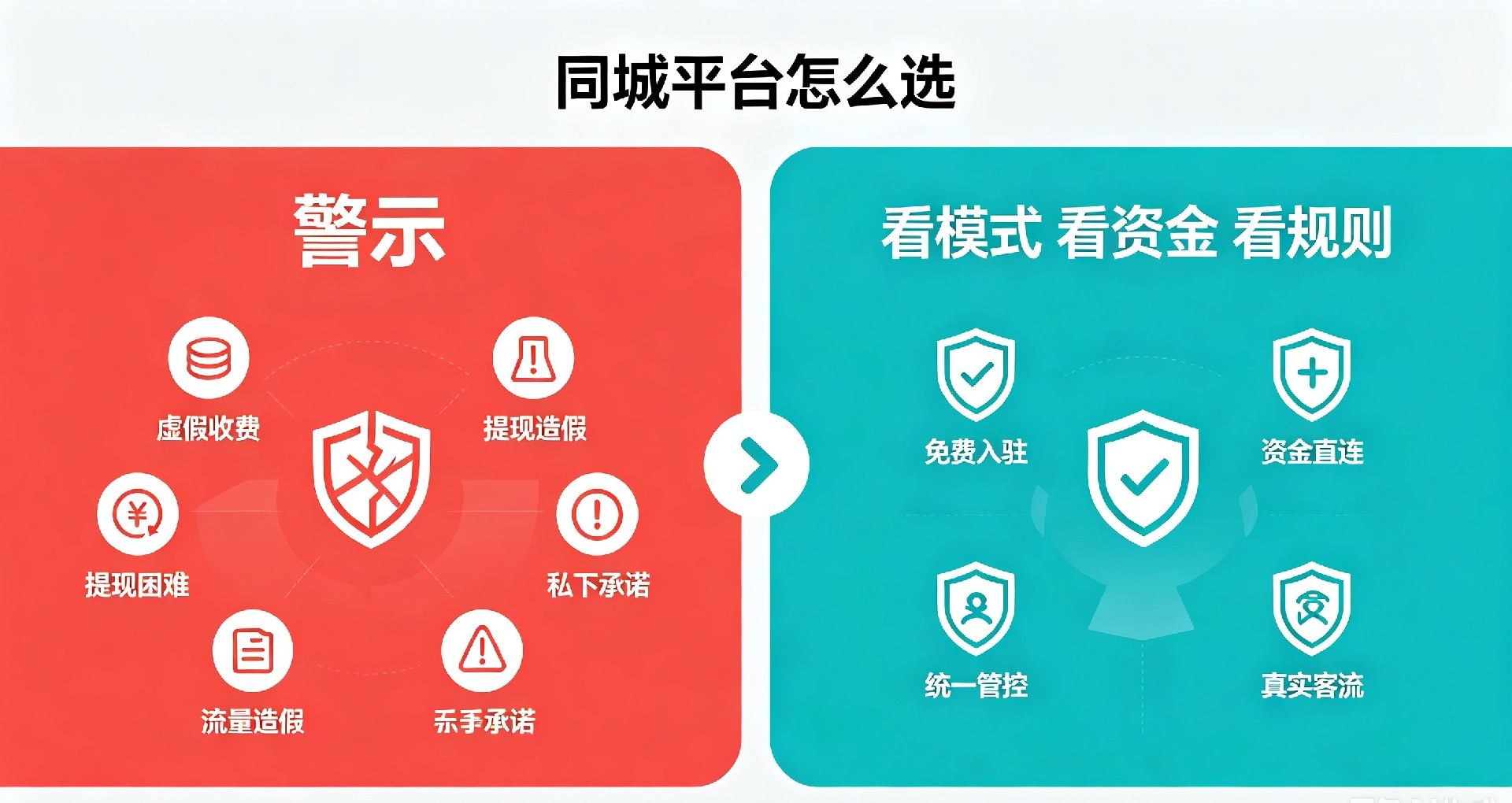靠谱同城平台五大黄金判断标准，免费入驻资金自主掌控，积分规则透明合规无泡沫